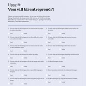 iPraktiken elev - Uppgift: Vem vill bli entreprenör?