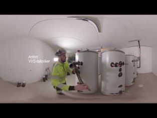 VVS-tekniker ett virtuellt arbetsplatsbesök