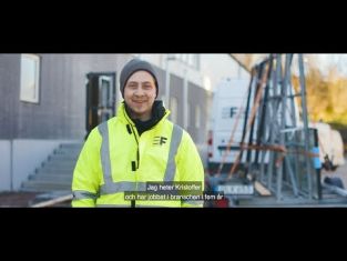 Kristoffer är glas- och metallmontör