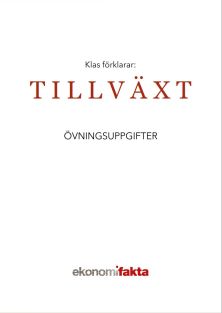 Klas förklarar tillväxt– övningsuppgifter PDF