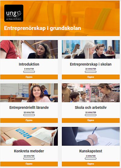Entreprenörskap i grundskolan