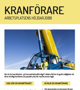 Yrkesblad - Kranförare
