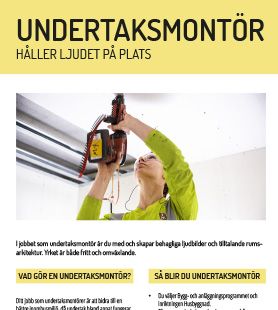 Yrkesblad - Undertaksmontör